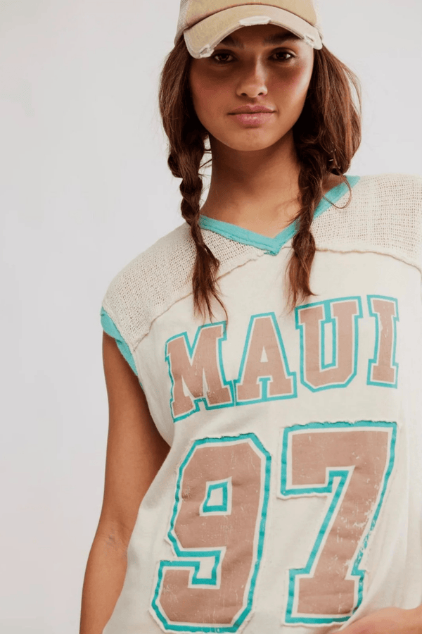 Free People Hawaii Vibes Tee TOPS Free People 