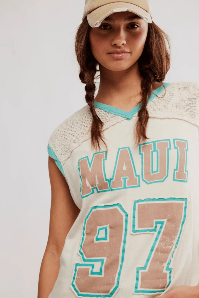 Free People Hawaii Vibes Tee TOPS Free People 