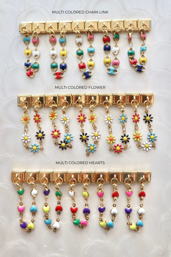 Italian Charms | GOLD MULTI ITALIAN CHARM BAR LAMOON 