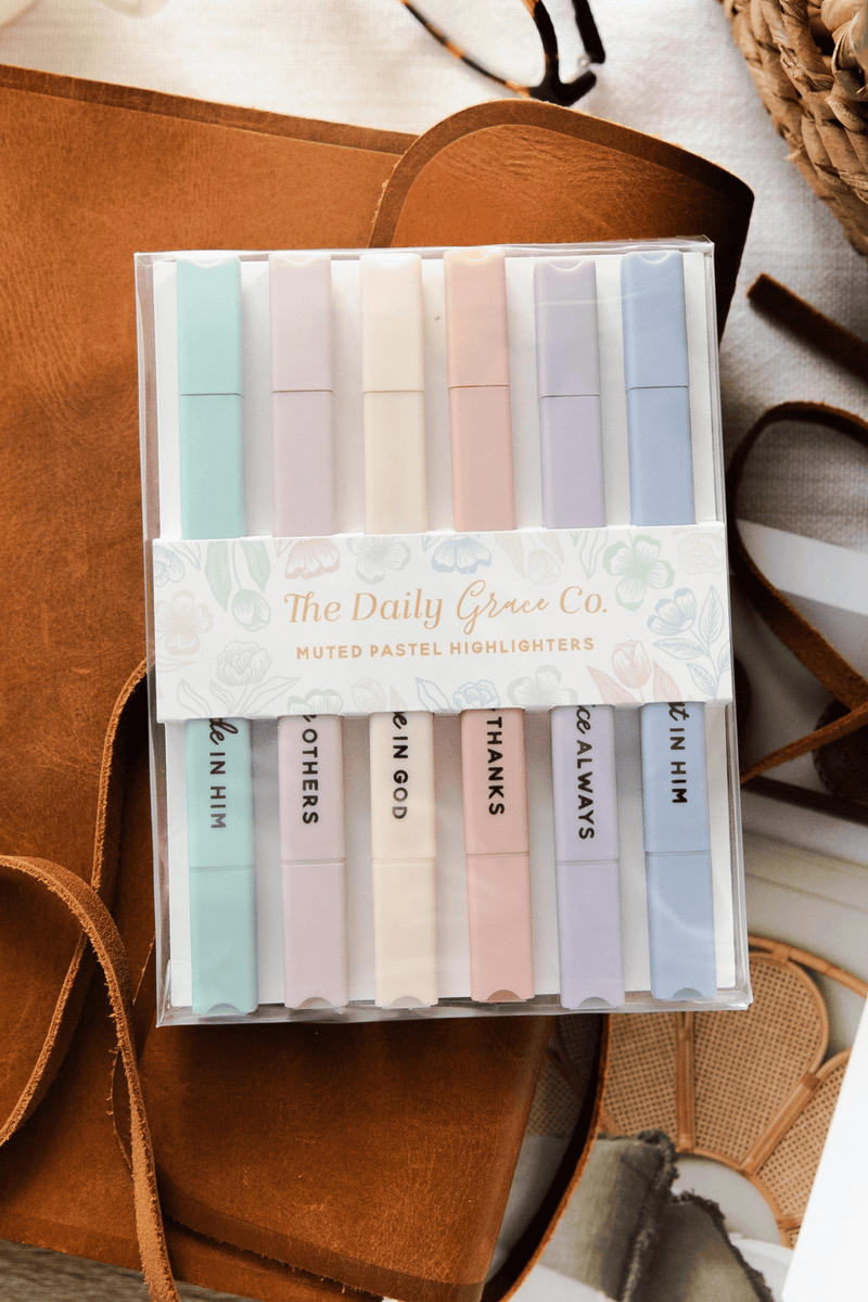 Pastel Bible Highlighters GIFT Daily Grace Co 