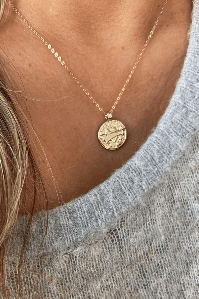 Gold Filled Lucky Lady Necklace Wild Bohemian 