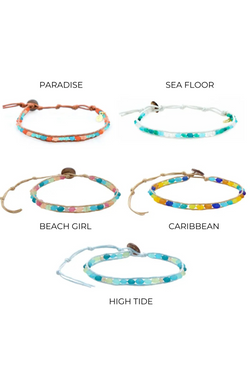 Lotus & Luna | Sea Glass Anklets Wild Bohemian 