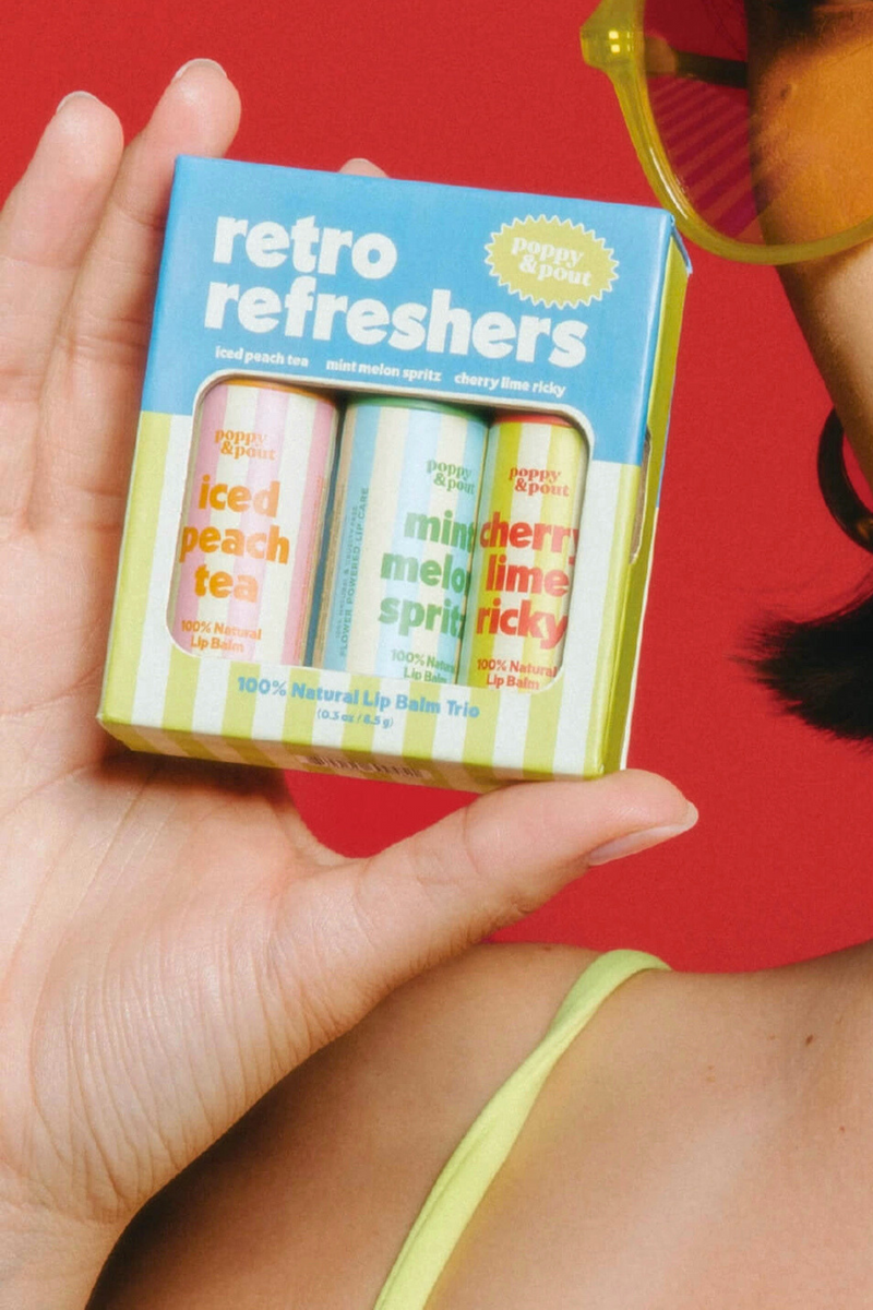 Poppy & Pout Lip Balm - Retro Refreshers Beauty Poppy & Pout 
