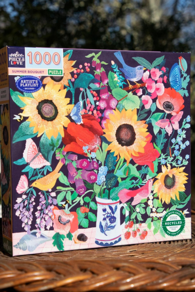 Summer Bouquet 1000 Piece Puzzle Wild Bohemian 