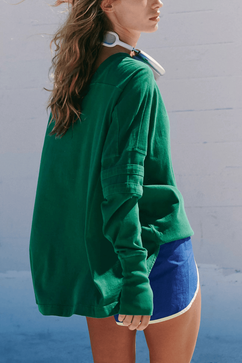 FREE PEOPLE All Star Layer in Heritage Green Wild Bohemian 