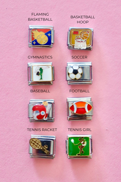 Italian Charms | SPORTS ITALIAN CHARM BAR LAMOON SOCCER 