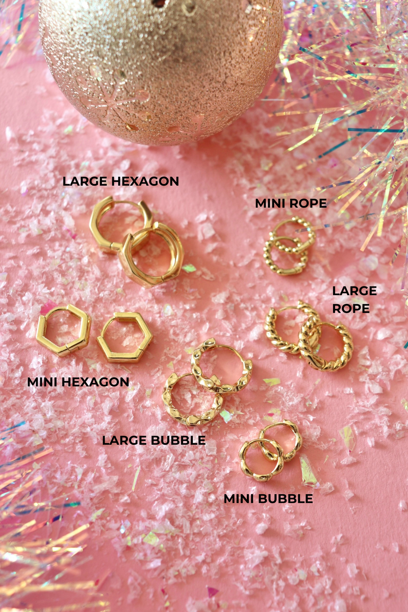 Gold Filled Classic Gold Hoops EARRINGS Aim Eternal 