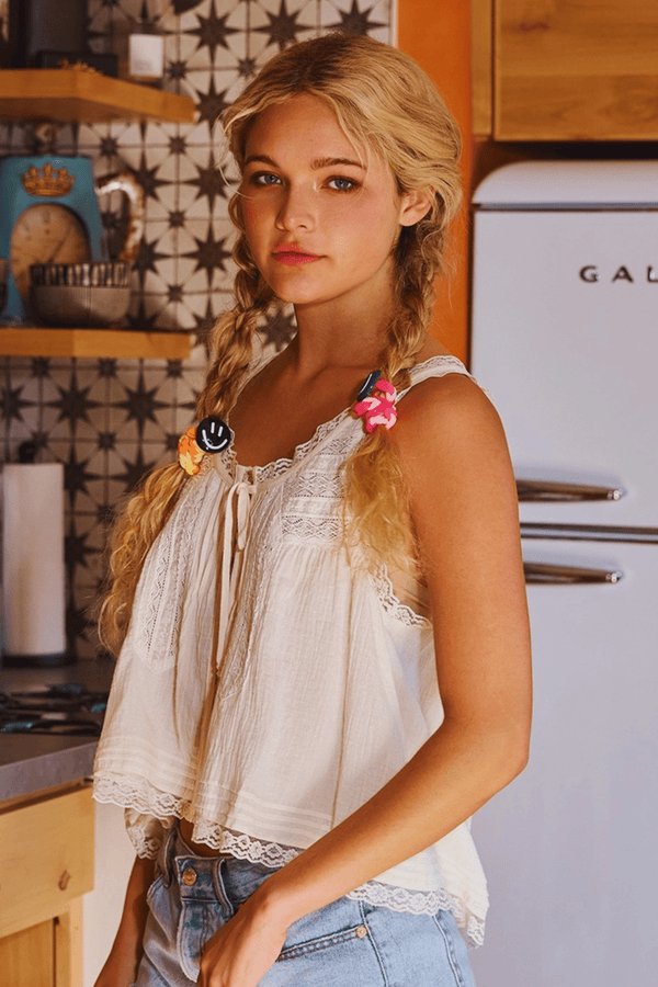 Leila Lace Tank TOPS BUCKETLIST 