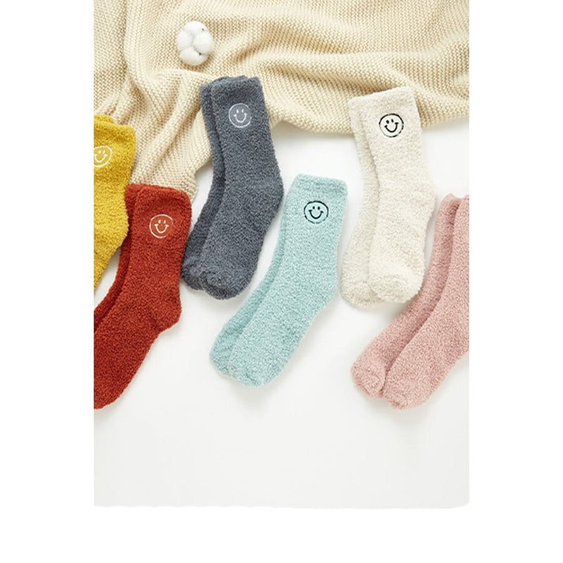 All Smiles Plush Socks Wild Bohemian 