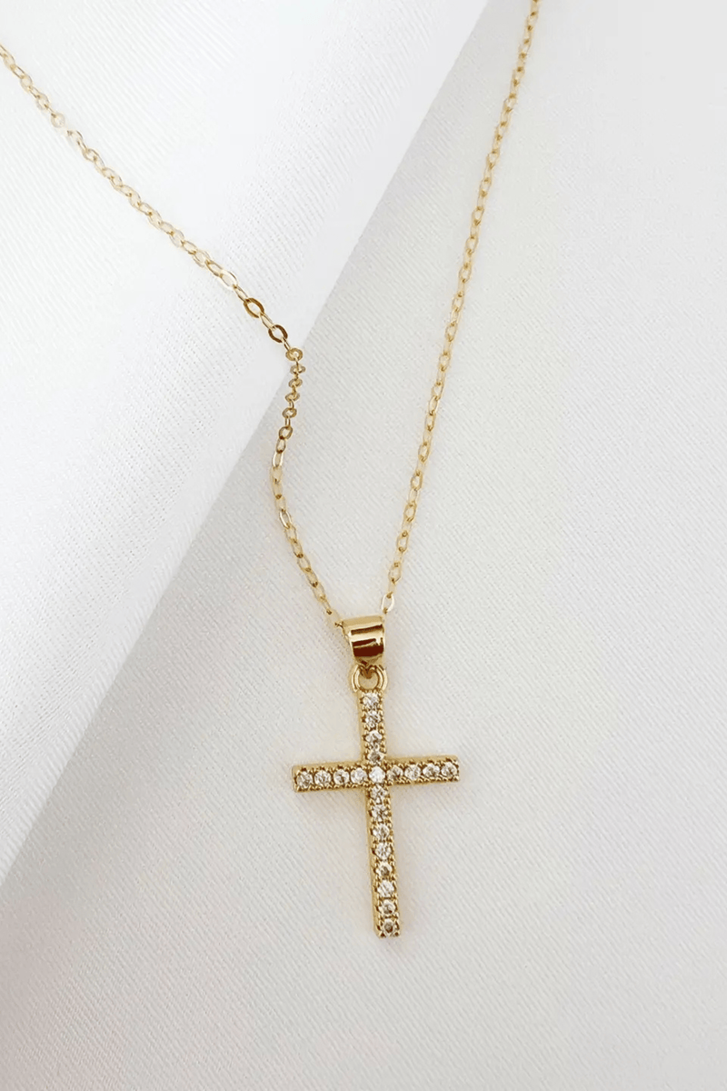 Gold Filled Cross Necklaces - 3 Styles Wild Bohemian STYLE C 