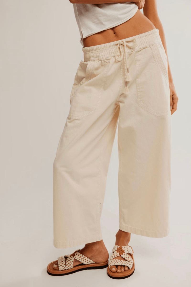 Free People Easy Peasy Pull On Pants in Irie Wild Bohemian 
