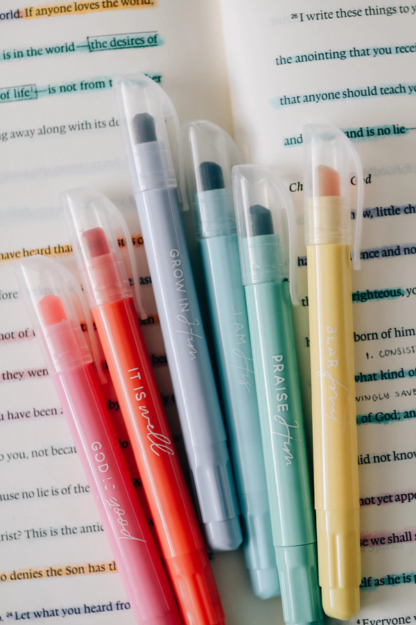 Pastel Bible Highlighters Wild Bohemian 