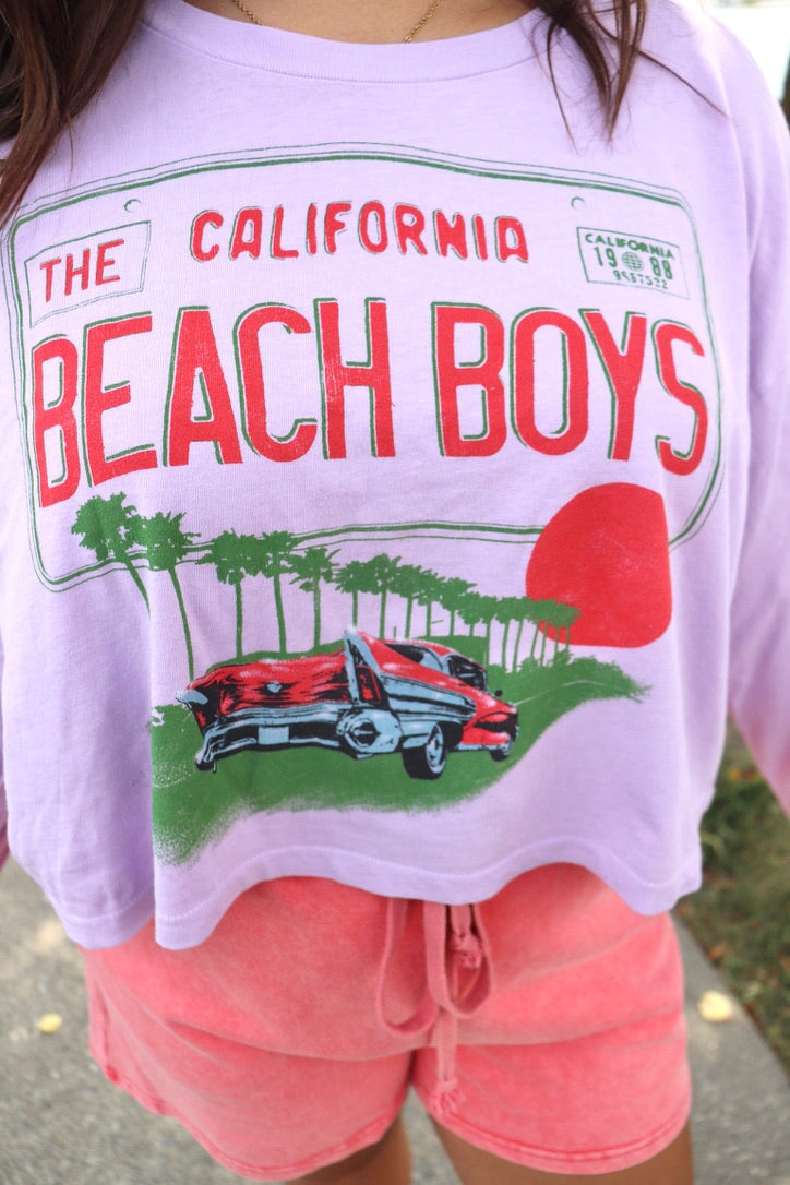 DAYDREAMER The Beach Boys Crop Long Sleeve Wild Bohemian 