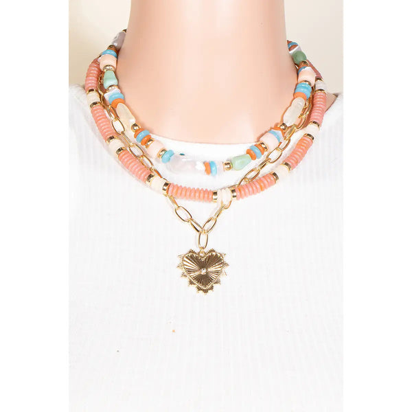 Vintage Inspired Layered Necklace Wild Bohemian 