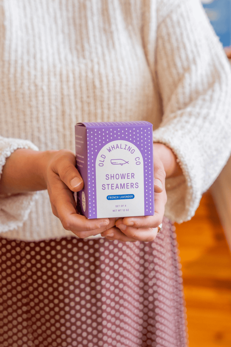 Shower Steamer Packs Beauty Old Whaling Co FRENCH LAVENDER 