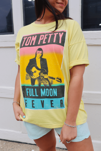 DAYDREAMER | Tom Petty "Full Moon Fever" Merch Tee Wild Bohemian 
