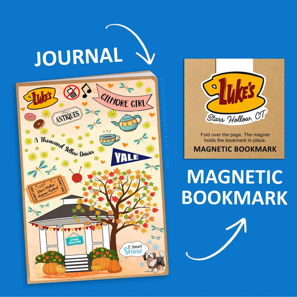 Gilmore Girls Journal + Bookmark Set GIFT COASTAL CREATORS 