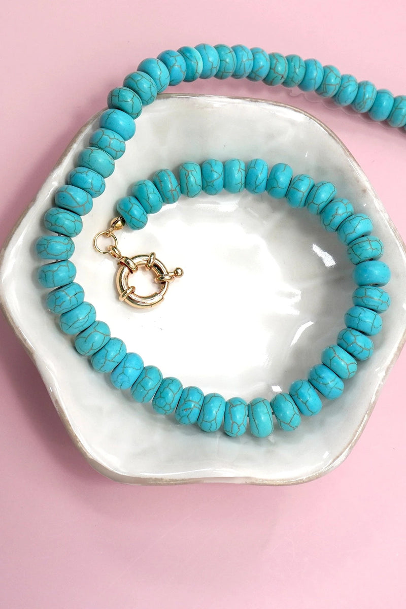 Natural Stone Toggle Necklace NECKLACES Josslyn 