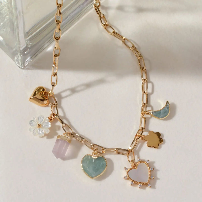 Garden of Gems Charm Necklace Wild Bohemian 