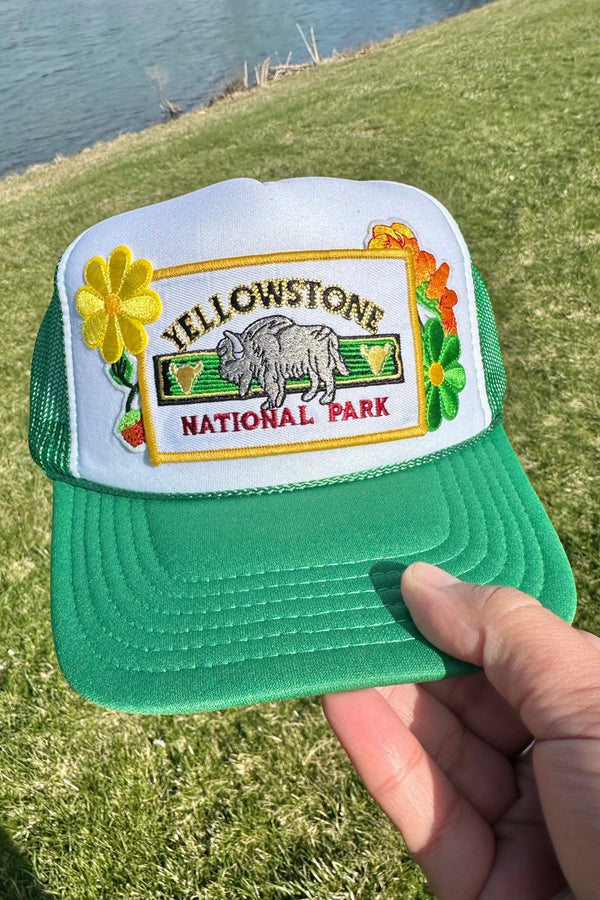 ONE OF A KIND “Yellowstone National Park” Trucker Hat Wild Bohemian 