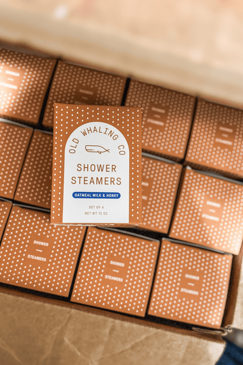 Shower Steamer Packs Beauty Old Whaling Co MILK + HONEY 