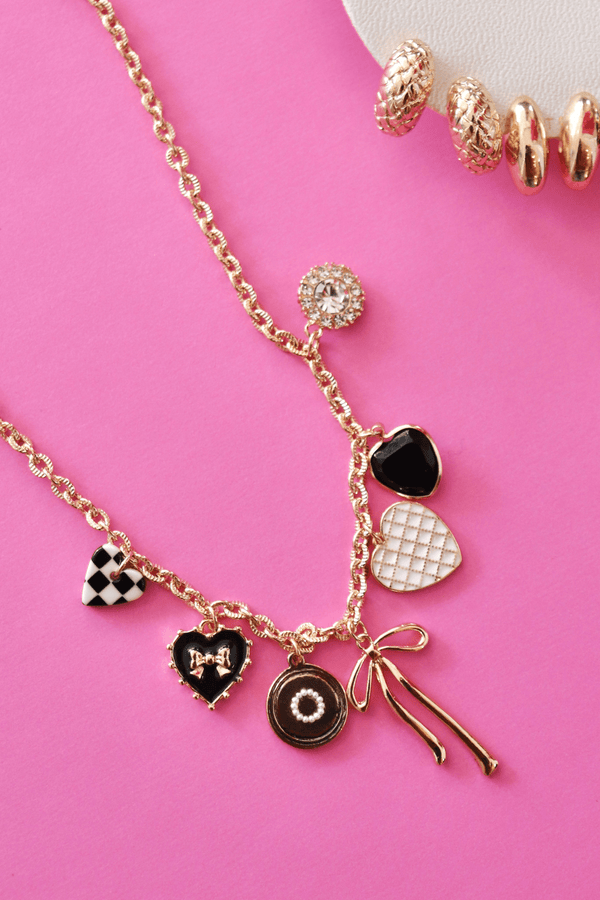 Finish Line Charm Necklace NECKLACES Josslyn 
