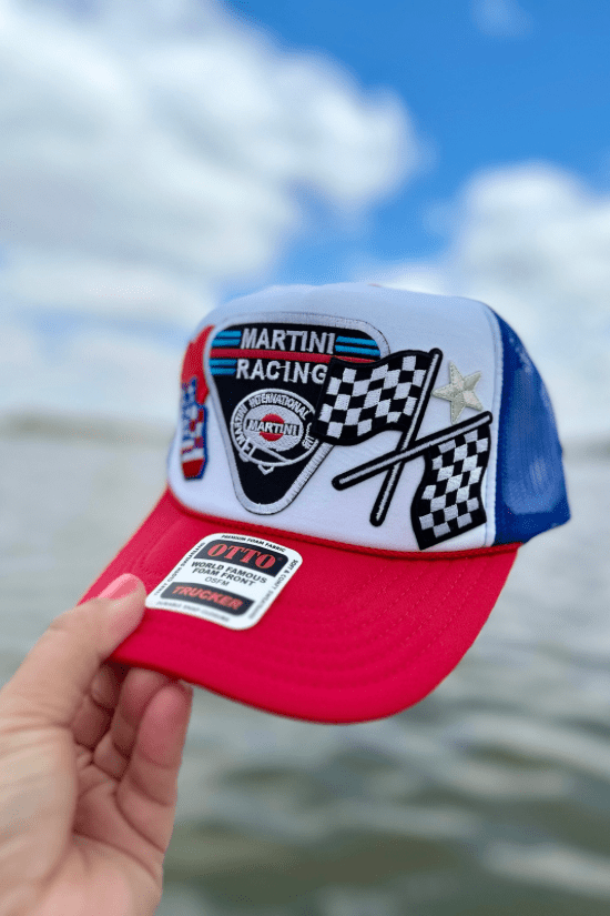 ONE OF A KIND “Martini Racing” Trucker Hat Wild Bohemian 