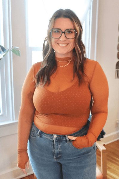 FREE PEOPLE On the Dot Layering Top in Mimosa Flower