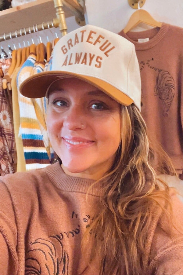 Grateful Always Trucker Hat Hat Poppy + Pine 