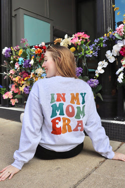 In my Mom Era Pullover Sweatshirt Wild Bohemian 