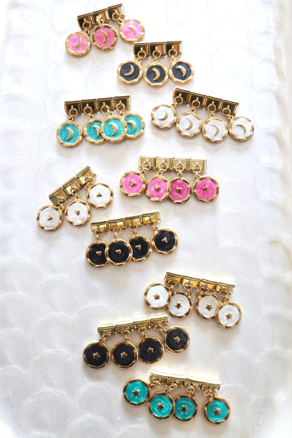 Italian Charms | DANGLE ENAMEL ITALIAN CHARM BAR LAMOON 