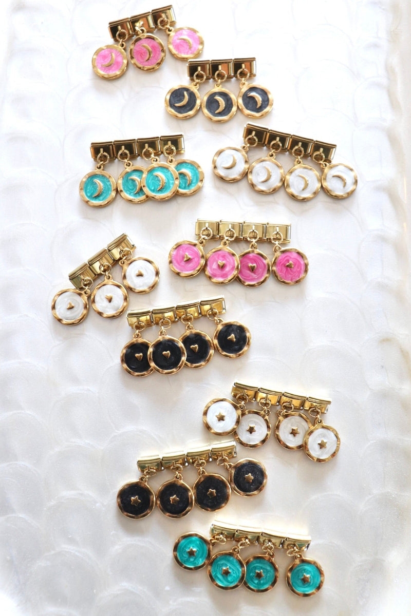 Italian Charms | DANGLE ENAMEL ITALIAN CHARM BAR LAMOON 