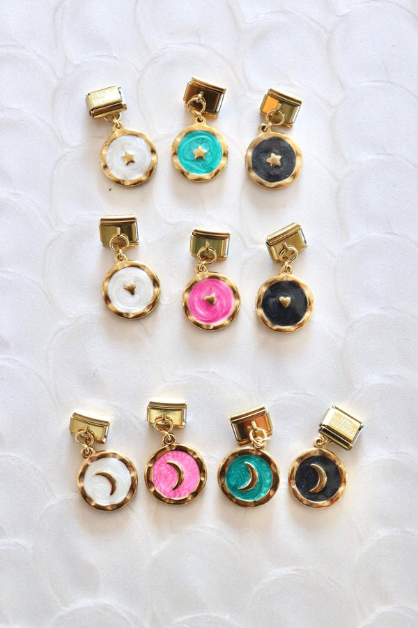 Italian Charms | DANGLE ENAMEL ITALIAN CHARM BAR LAMOON 