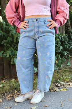 Wildflower Barrel Jeans PANTS Easel 