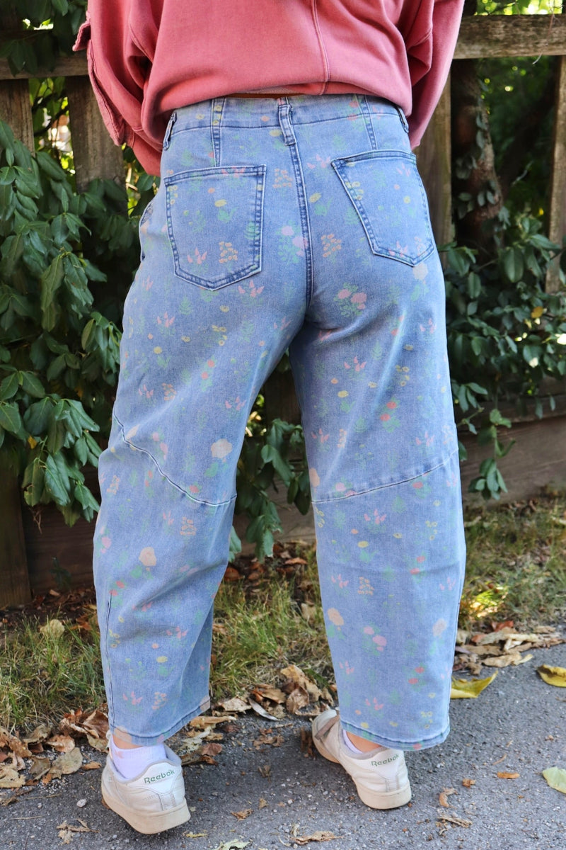Wildflower Barrel Jeans PANTS Easel 