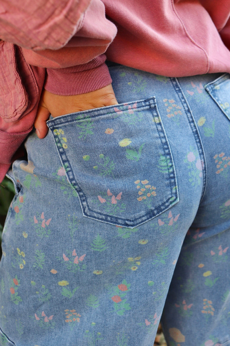 Wildflower Barrel Jeans PANTS Easel 