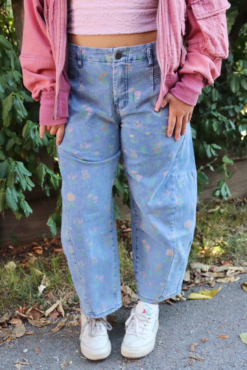 Wildflower Barrel Jeans PANTS Easel 