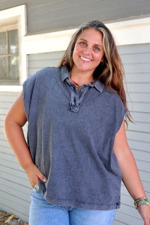 Keep on Polo - Free People tops Free People 