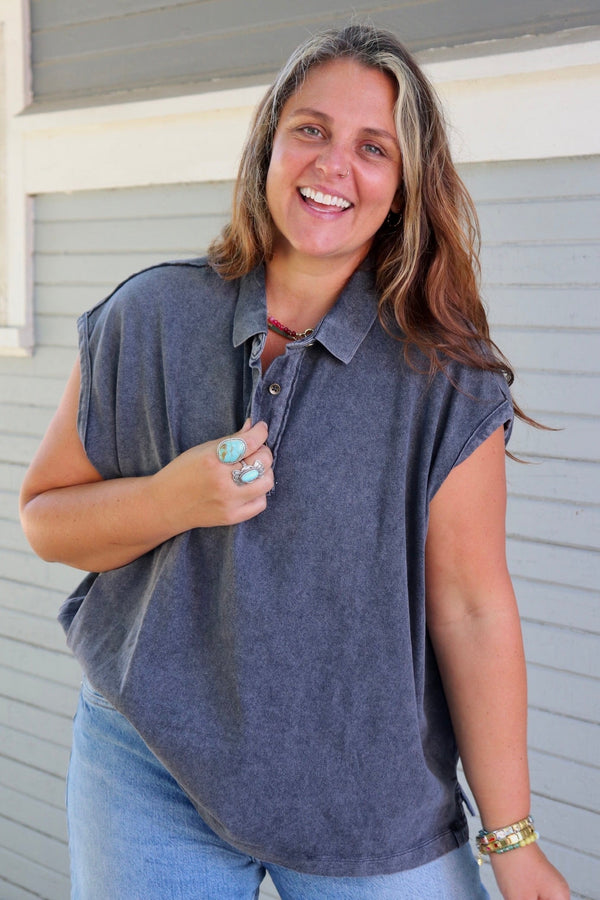 Keep on Polo - Free People tops Free People 