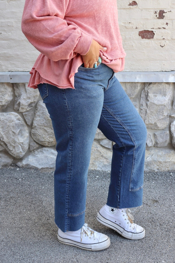 Risk Taker Mid-Rise Jeans - Free People PANTS Free People 