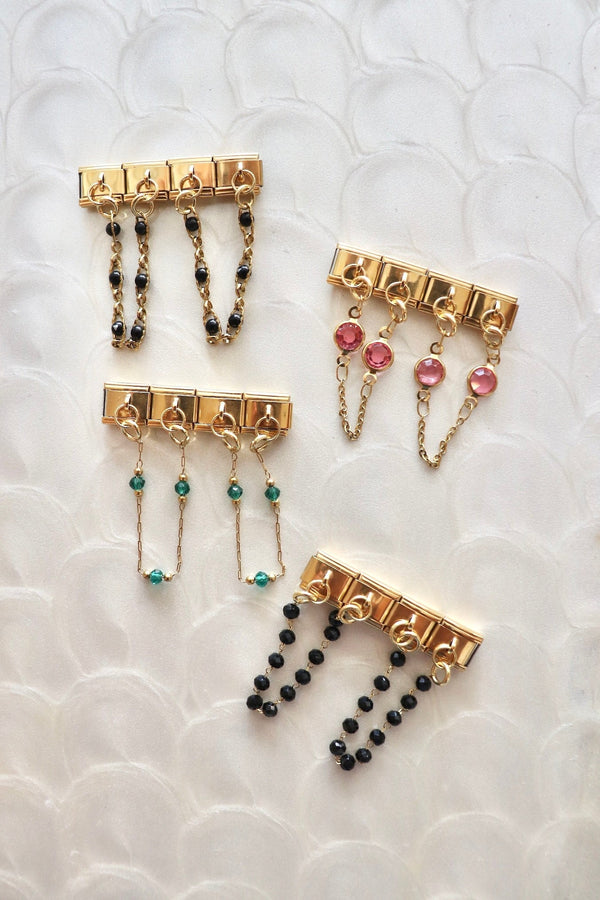 Italian Charms | BEADED CHAIN ITALIAN CHARM BAR LAMOON 
