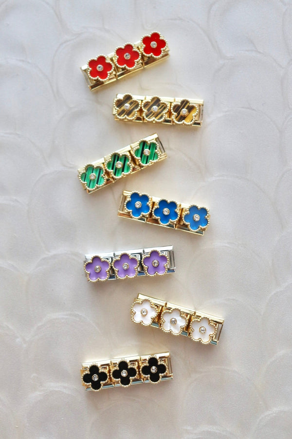 Italian Charms | FLOWER ITALIAN CHARM BAR LAMOON 