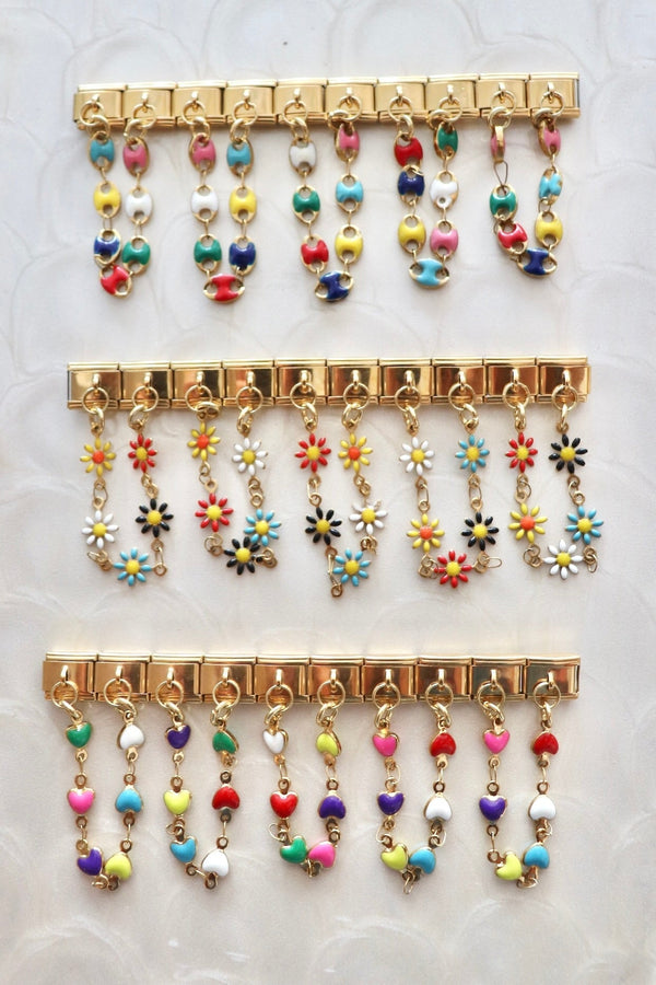 Italian Charms | GOLD MULTI ITALIAN CHARM BAR LAMOON 