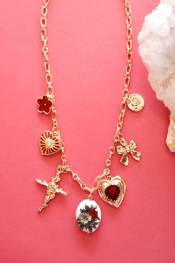 Rosalita Charm Necklace NECKLACES Josslyn 