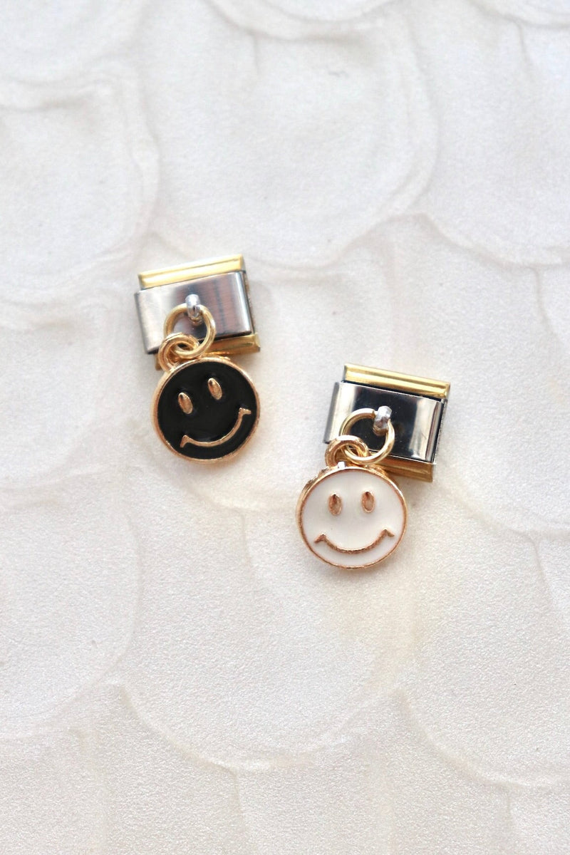 Italian Charms | DANGLE SMILEY ITALIAN CHARM BAR LAMOON 
