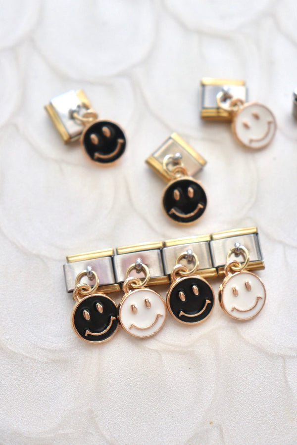 Italian Charms | DANGLE SMILEY ITALIAN CHARM BAR LAMOON 