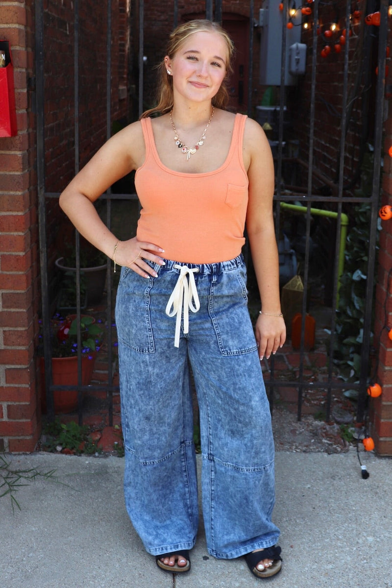 Mango Ribbed Tank TOPS POL 