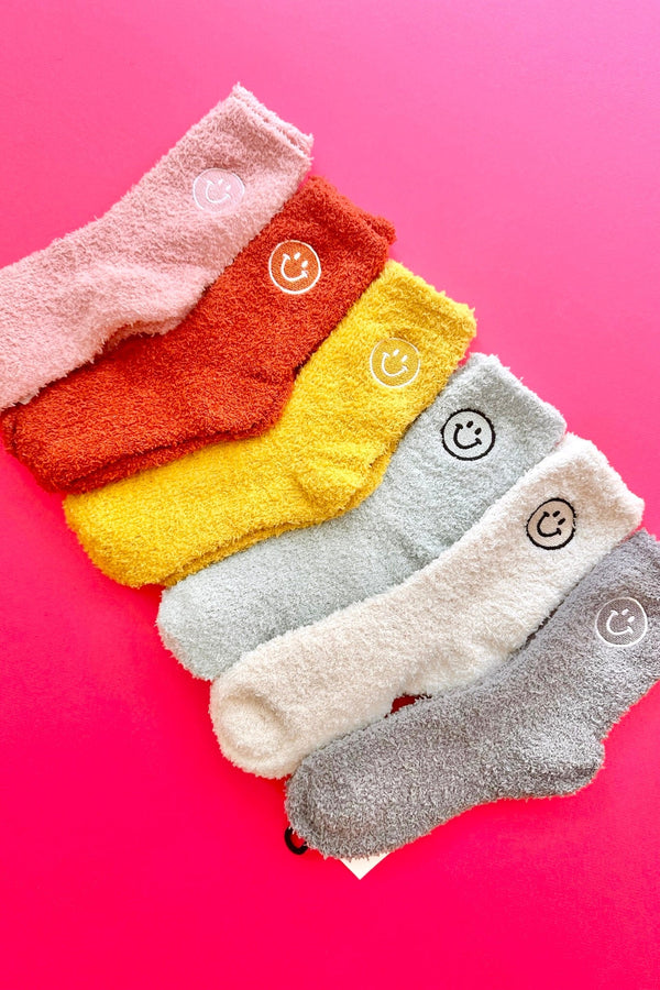 All Smiles Plush Socks Wild Bohemian 