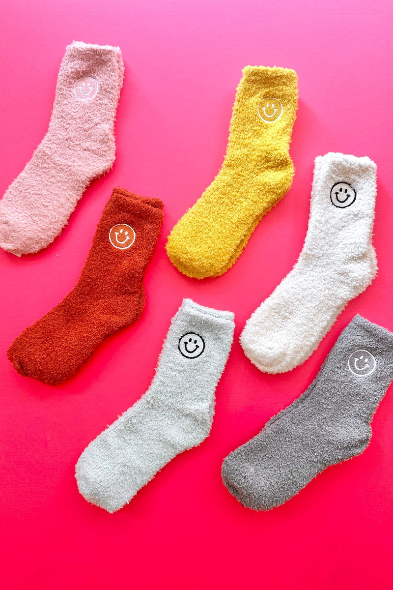 All Smiles Plush Socks Wild Bohemian 