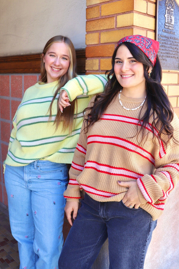 Haddie Stripe Sweaters TOPS Wishlist 